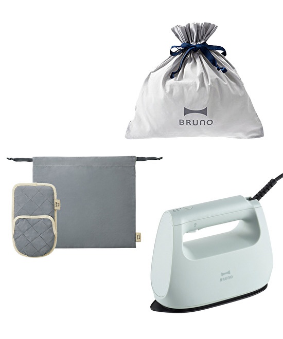 衣類スチーマー+2WAYアイロンミトン ギフトバッグセット