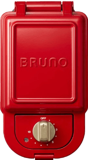ホットサンドメーカーシングル レッド